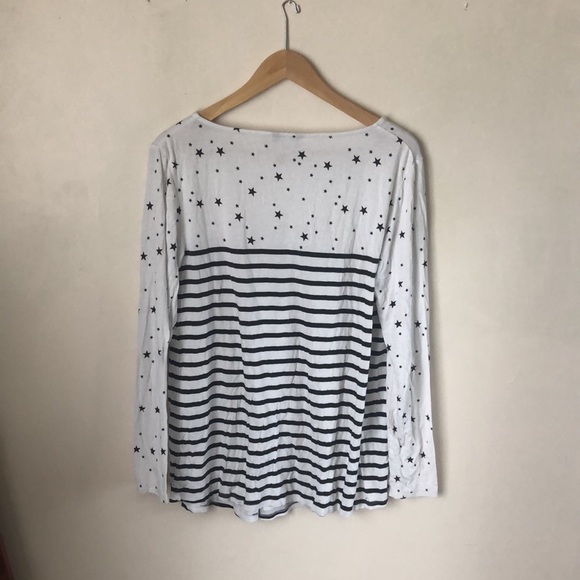 Long sleeved White Maternity Shirt - Picture 3 of 4